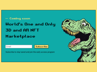 Coming soon page