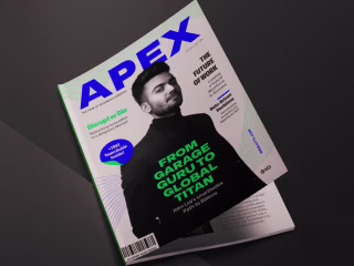Business Strategy Magazine Cover Design Template