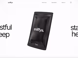 Sniffys - sleep peacefully, perform better.
