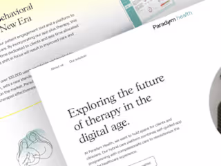 Website Development for Healthcare Tech Startup