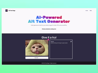 Alt Text Mage: Alt Text Generator Web App