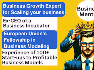 I will be a start-up mentor