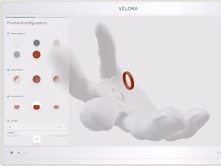 VÉLORA - Ein interaktiver 3D-Ring Konfigurator