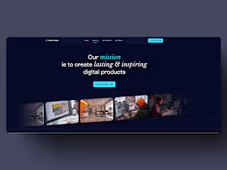 Interactive Landing Page: Engaging UX with Dynamic Animation