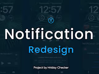 Redesign of a Notification