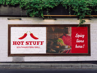 Hot Stuff Restaurant Branding 