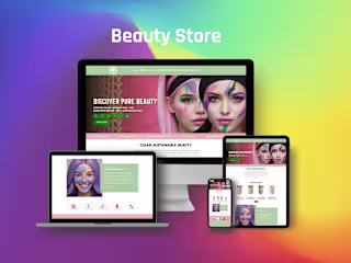 Beauty and Skin Product's Shopify Store