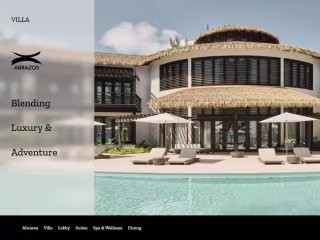 Luxury villa website using next.js, framer motion and more