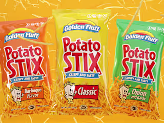 Potato Sticks Snack Packaging Design