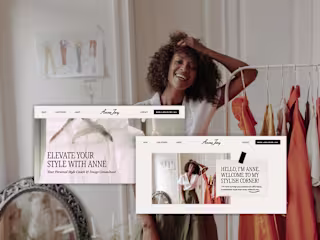 Landing Page Concept – Style Coach