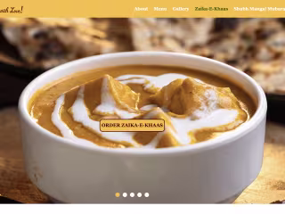 Restaurant Website with online order feature