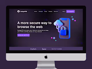 VPN Landing Page Design :: Behance
