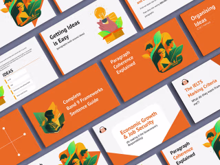 IELTS Podcast x Google Slide Presentation on Behance