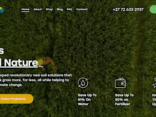 AquaGel - Wordpress Website
