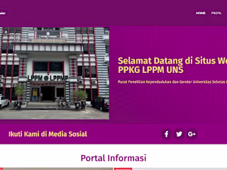 PPKG LPPM UNS - Website Redesign