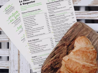 Le Pain Quotidien — menus