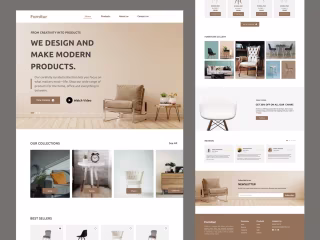 Furniture shop web app