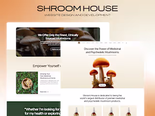 Shroom House - Figma -WordPress