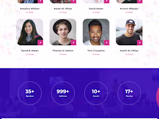 Tech Conference Event (Web Development)