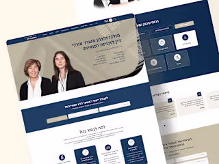 Figma UI/UX Design for a Bilingual Law Firm Website