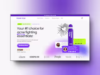 Brave Now / E-commerce Website