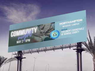 Community Night Billboard