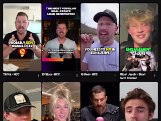 Head-Talking Short Form Content Video