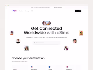 Seamless eSIM Experience: A Travel Connectivity Site