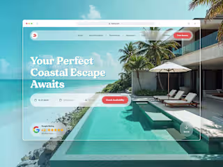 Casa Solana Landing Page Design