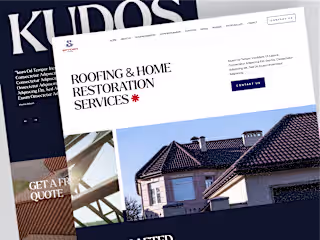Roofing & Home Restoration Services Website Design