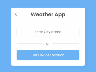 Weather Finder