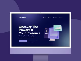 Modern Landing Page UI