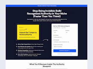 Lead Generation Landing Page Design