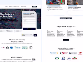 User-Friendly Website Design for Si Logistics