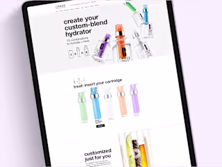 Clinique iD Interactive Landing Page