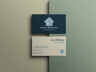 Professional Business Card for Construction Building Company