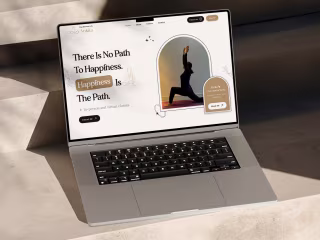 Feel The Flow With Yoga website design