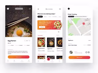 YumRush - Full app design