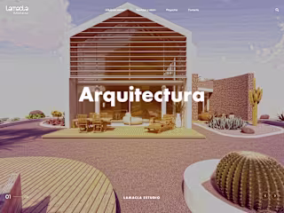 Modern WordPress corporate website for Lamacla Estudio