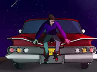 sitting on a car - YouTube