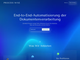 Landing page: Processwise.de