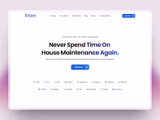 Ease — Redesign in Framer
