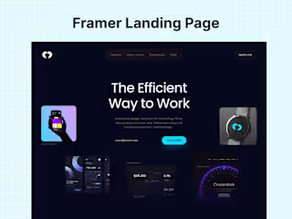 Volt Framer Landing Page