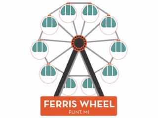 Ferris Wheel - Logo Animation