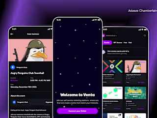 VENTA, SELF-SERVICE EVENT APP
