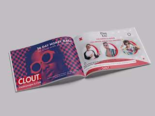 Clout Wear Streetwear Brand Brochure Design