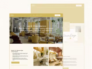 Lee & Chive Logo and Website Design