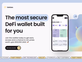 Defi Wallet Web design