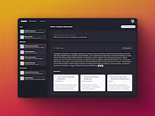 Boosting product discovery research tasks with AI