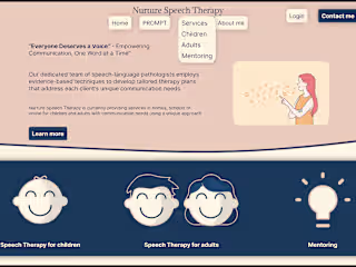 UX Design Consultancy: Speech Therapy web design